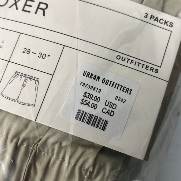 💥3/$30💥NWT - Urban Outfitters Paisley Woven Boxer Short 3-Pack - Small - Picture 5 of 6